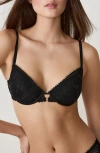 Etam Aura N°4 Classique Underwire Bra In Black