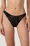 Etam Badinage Tanga In Black