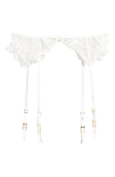 Etam Beloved Lace Garter Belt In Multi