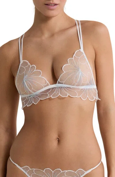 Etam Camelia Triangle Bralette In Multi