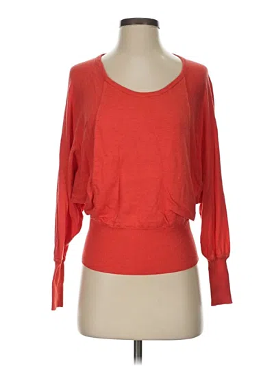 Pre-owned Etam Cardigan Sweater In Red