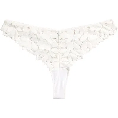 Etam Celeste Tanga In White