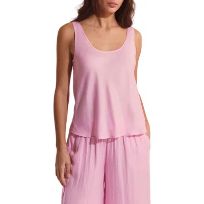 Etam Cheeta Pajama Tank In Pink