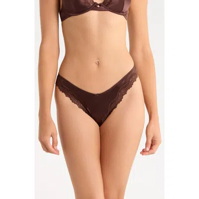 Etam Chuchotee Tanga In Brown