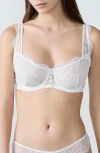 Etam Coeur Underwire Balconette Bra In White