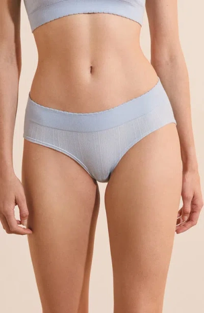Etam Daily Seamless Boyshorts In Blue