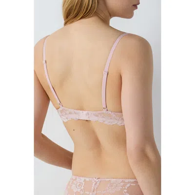 Etam Danseuse Mesh Underwire Bra In Powder Pink