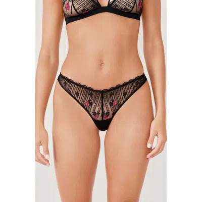 Etam Drama Tanga In Black