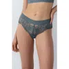 Etam Dream Lace Briefs In Anthracite