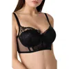 Etam Enivrante Ampli Balconette Bra In Black