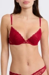Etam Envolee N°2 Classique Underwire Bra In Red