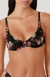 Etam Euphemisme Classique Underwire Bra In Multi