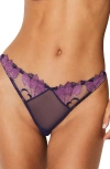 ETAM ETAM EXALTEE EMBROIDERED TULLE G-STRING