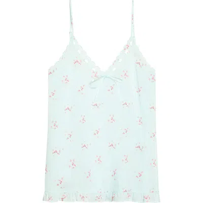Etam Fiocco Floral Chemise In Marine