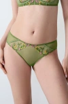 Etam Gourmandise Hipster Briefs In Green