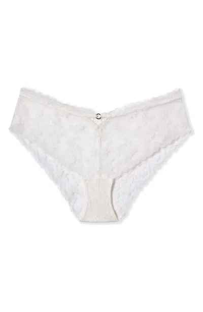 Etam Heritage Lace Shorty Panties In White