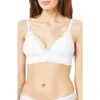 Etam Idole Lace Triangle Bralette In White
