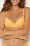 Etam Idole No. 4 Underwire Demi Bra In Sunshine Yellow
