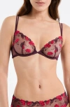 Etam It's Cherry Underwire Bra In Pattern