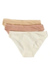 Etam Jack 3-pack Bikini Panties In Multi