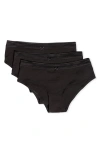 Etam Jack 3-pack Lace Trim Shorty Briefs In Multi