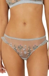 ETAM JARDIN EMBROIDERED TULLE PANTIES