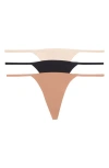 Etam Jessy 3-pack String Thongs In Multi