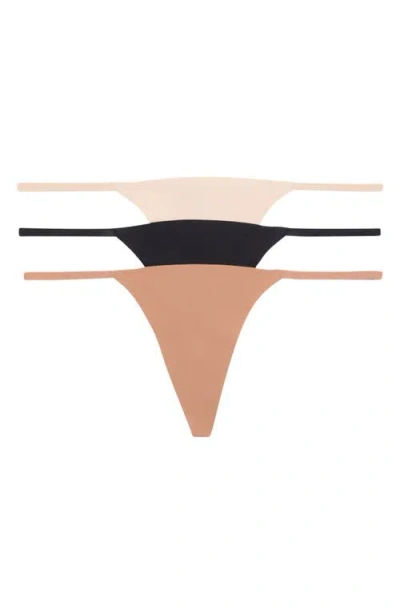 Etam Jessy 3-pack String Thongs In Multi