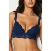 Etam Legende Lace Unerwire Bra In Navy