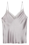 Etam Milky Silk Camisole In Grey