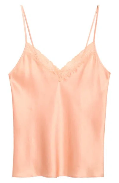 Etam Milky Silk Camisole In Orange