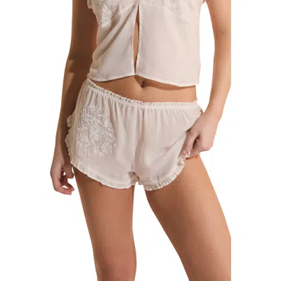 Etam Nolwenn Pajama Shorts In Pink