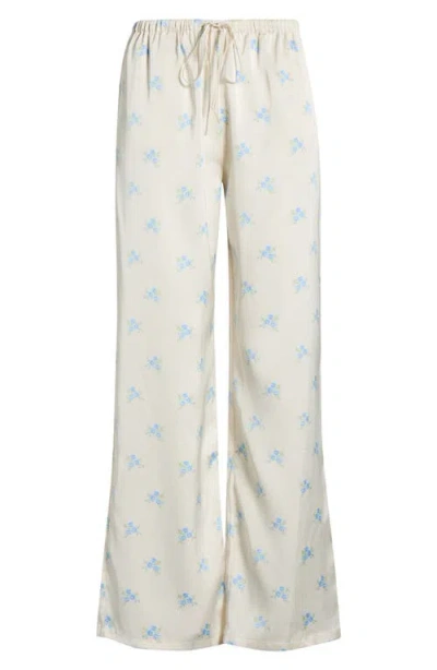 Etam Noreen Floral Mesh Pajama Pants In Multi