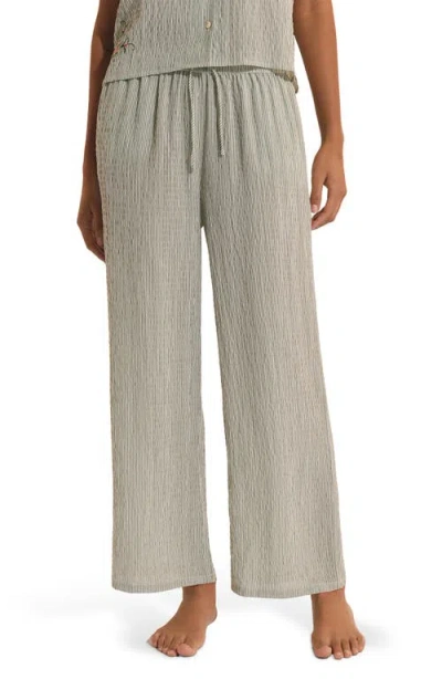 Etam Oselia Wide Leg Pajama Pants In White