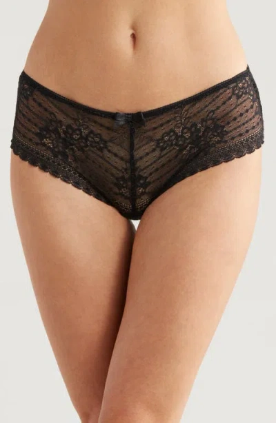 Etam Panama Lace Briefs In Black