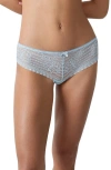 Etam Panama Lace Briefs In Blue