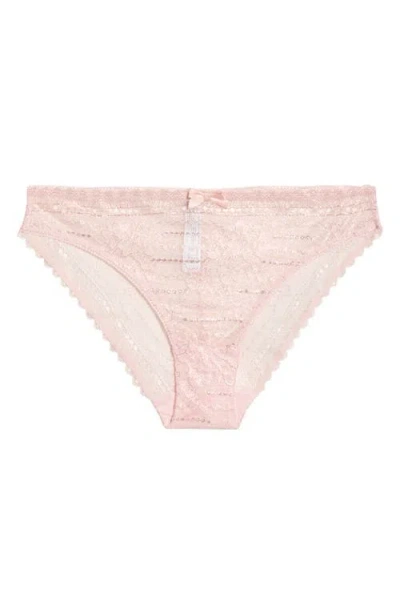 Etam Panama Lace Panties In Pink