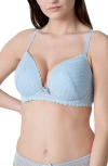 Etam Panama Underwire Contour Bra In Blue