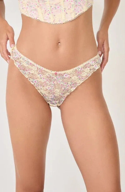 Etam Passionnelle Tanga Thong In White