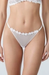 Etam Ps I Love You Thong In Gray