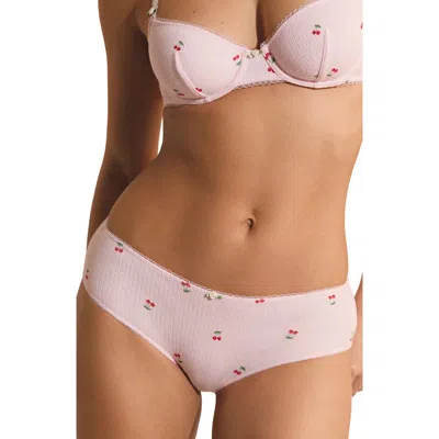 Etam Sleepover Hipster Briefs In Pink