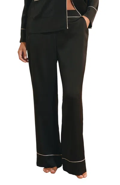 Etam Sleepover Pajama Pants In Black