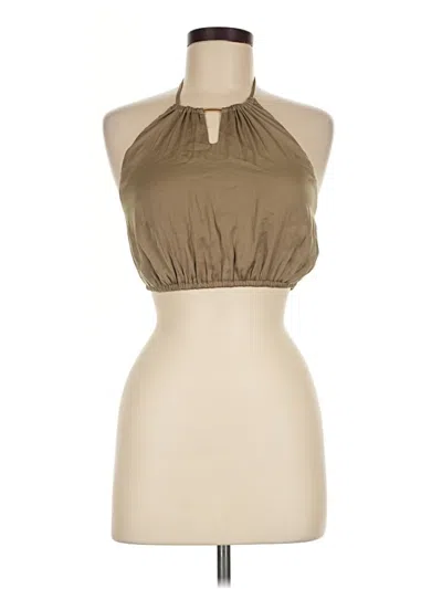 Pre-owned Etam Sleeveless Blouse In Tan