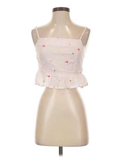 Pre-owned Etam Sleeveless Top Pink Sweetheart Neckline Tops