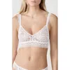Etam Souffle Wireless Longline Bra In White