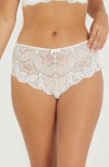 Etam Success Lace Shorty Briefs In Perle