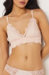 Etam Success Triangle Bralette In Powder Pink