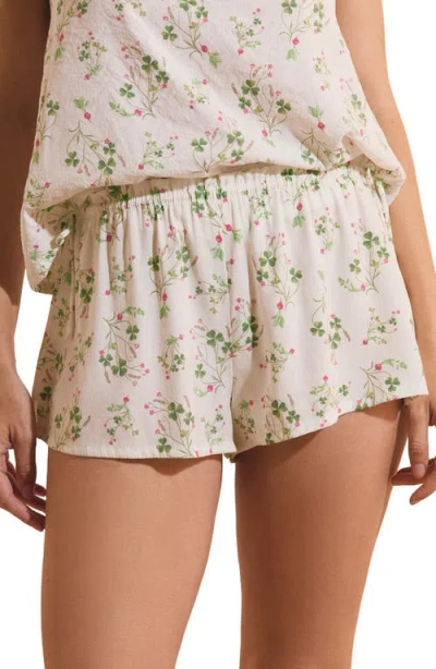 Etam Tillieul Pajama Shorts In White