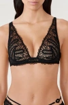Etam Virtuose N°7 Classique Underwire Triangle Bra In Black