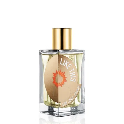 Etat Libre D'orange Ladies Like This Edp Spray 1.7 oz (50 Ml) In Yellow/pink/orange